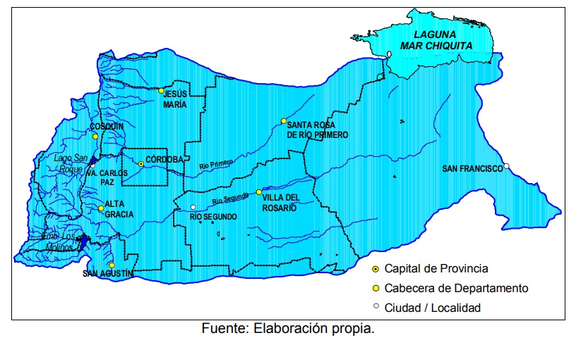 mapa rio carcara&ntilde;a